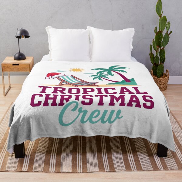 Item preview, Tropical Christmas Crew Beach Chair Flat Vector designed and sold by chattsuede.