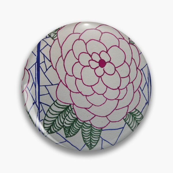 Item preview, Peony-ish Outline  designed and sold by DancingCreek.