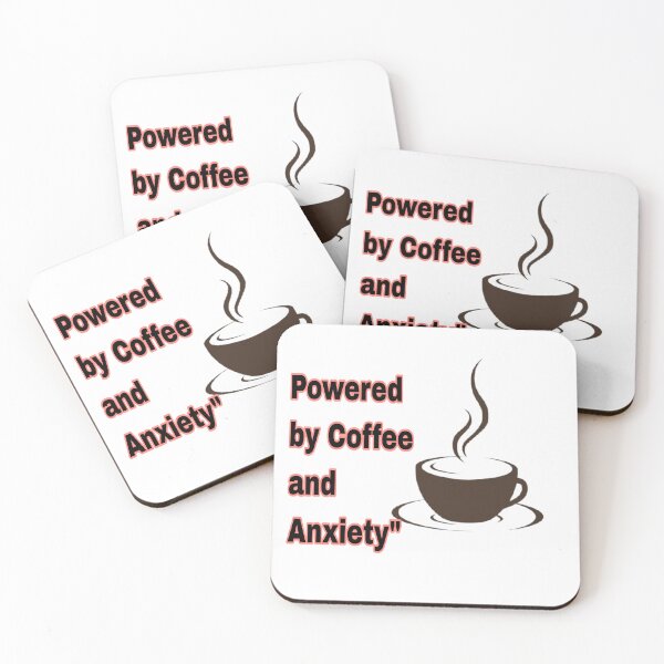 Item preview, Fueled by Coffee and Chaos Retro Aesthetic Funny Quote designed and sold by KRiMi1210.