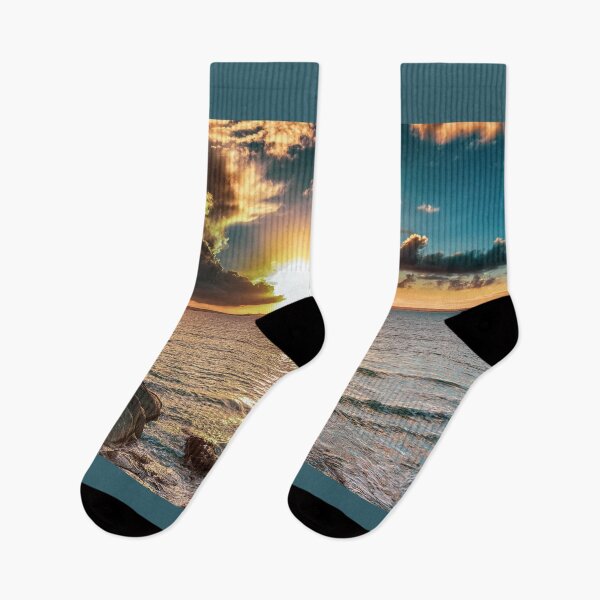 Item preview, Light Breaking Through the Heavy Clouds designed and sold by Coastal Wearable Art & Home Decor.