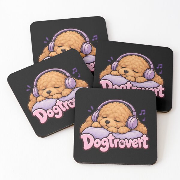 Item preview, Dogtrovert and Curly Coat Poodle designed and sold by DamioPolArt.