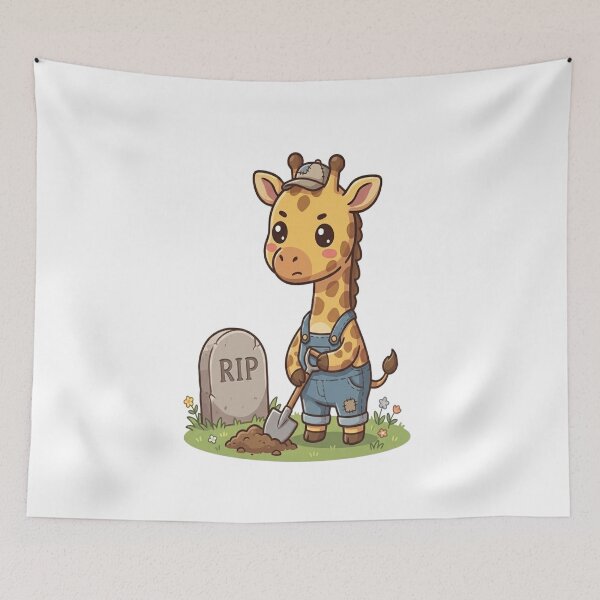 Item preview, Cute Gravedigger Giraffe Halloween Costume designed and sold by Ella_Sketch.