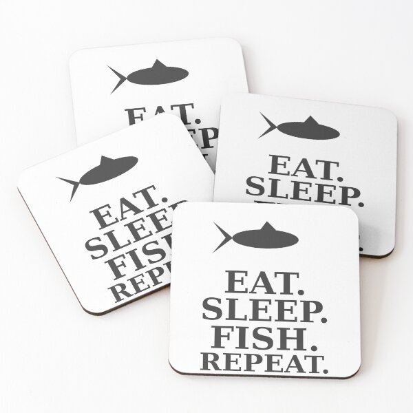 Item preview, Eat Sleep Fish Repeat designed and sold by SLATTS BRANDS MEDIA.