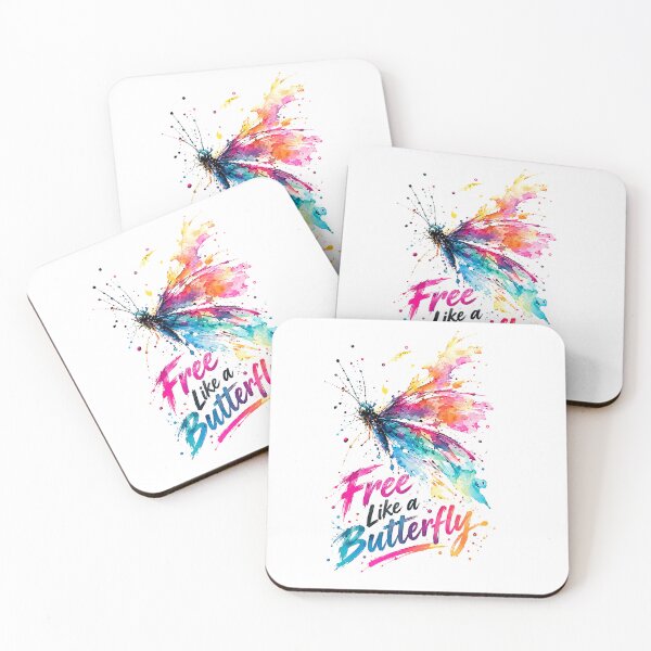 Item preview, Free Like a Butterfly – Colorful Watercolor Butterfly Art designed and sold by Onviton.