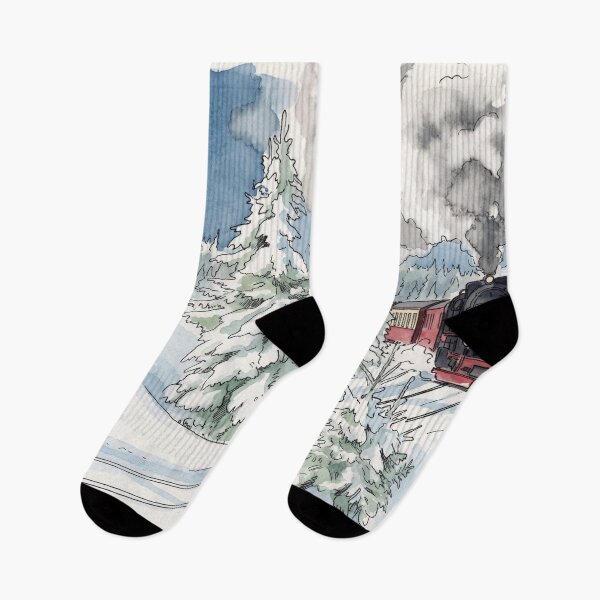 Item preview, Winter landscape with snow-covered spruce forest designed and sold by sid1802.