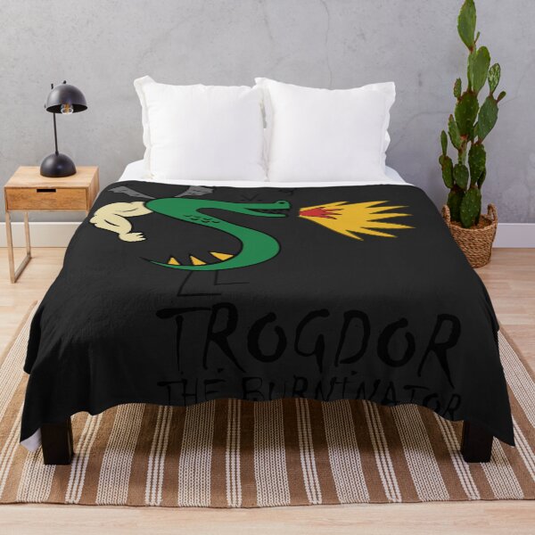 Item preview, Trogdor Green Dragon Beefy Arm Fire Breath Minimalist designed and sold by BUNNIES-EL.