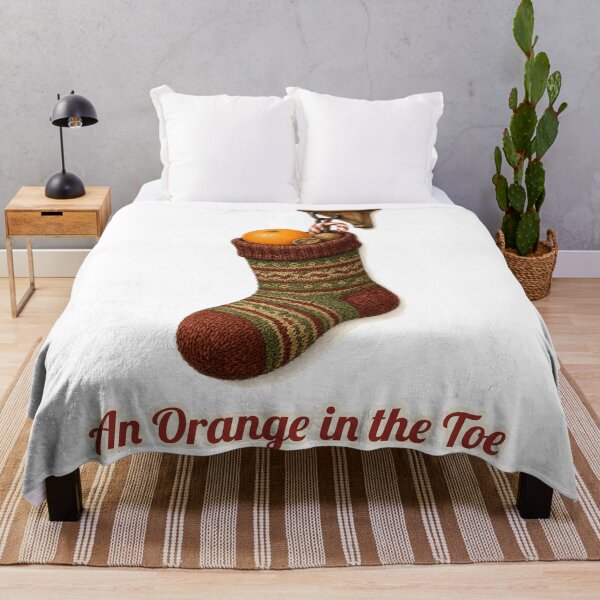 Item preview, An Orange in the Toe Christmas Stocking Tradition designed and sold by Freckled-Monkey.