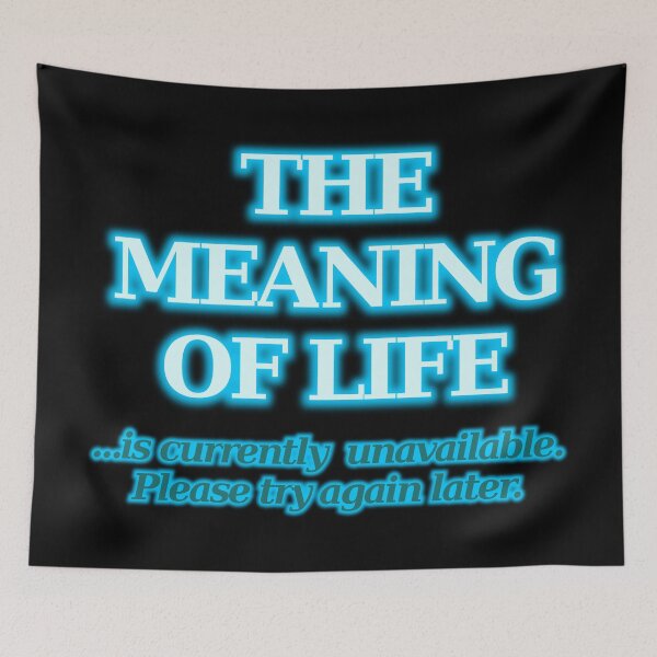 Item preview, Computer humour: The meaning of life ...is currently unavailable designed and sold by LittleGreyMan2026.