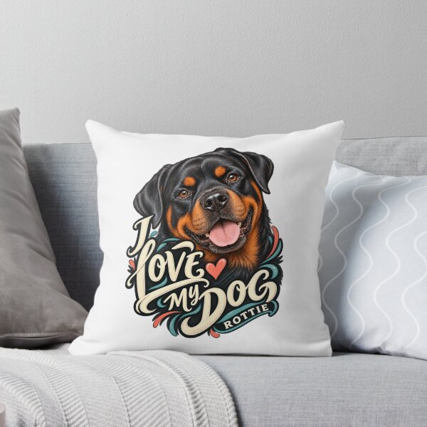Item preview, I Love My Rottie - Painterly Portrait designed and sold by Mystik-Media.