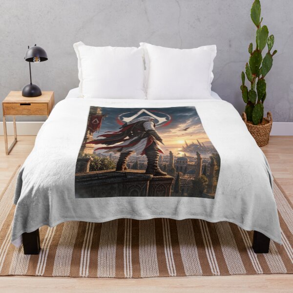 Item preview, Hooded Assassin – Shadows Over the Golden City | Dark Fantasy Art designed and sold by Ahsan393.