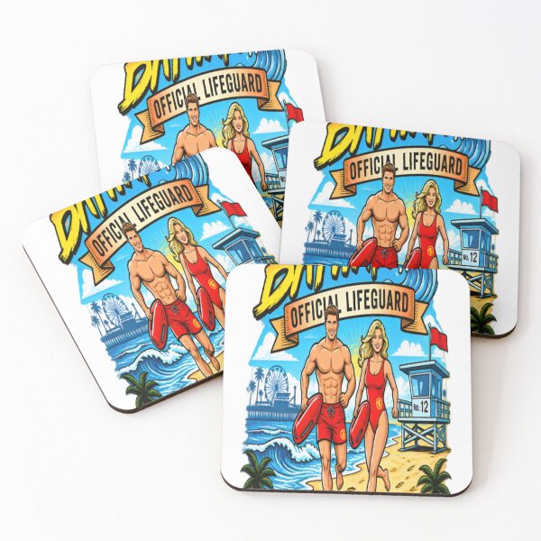 Item preview, Baywatch Official Lifeguard Summer of 1989 Retro Beach Design designed and sold by CatLovers Studio.