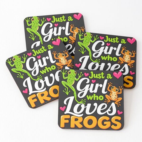 Item preview, Just A Girl Who Loves Frogs Cute Amphibian Toad Lover designed and sold by BUNNIES-EL.