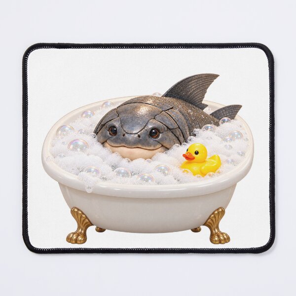 Item preview, Pampered Dunkleosteus Bathtub designed and sold by Sillytoe.