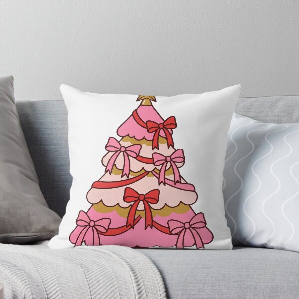 Item preview, Pink Christmas Tree Dressed in Bows for a Very Girly December designed and sold by DesignbyKaan.