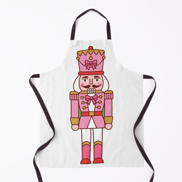 Item preview, Pink Nutcracker With Bows Ready to Guard the Holiday Party designed and sold by DesignbyKaan.