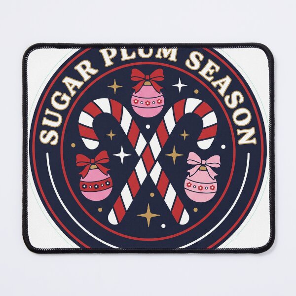 Item preview, Sugar Plum Christmas Retro Badge Full of Candy Canes and Sparkle designed and sold by DesignbyKaan.