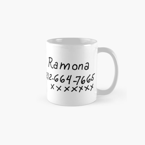 Scott Pilgrim - Ramona Flowers Phone Number Classic Mug