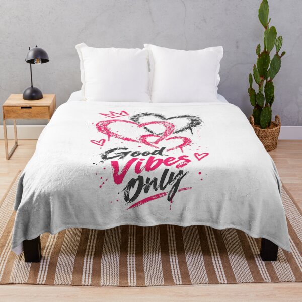 Item preview, Good Vibes Only – Pink Graffiti Hearts designed and sold by Onviton.