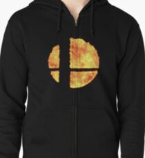 Super Smash Bros Logo Veste zippée à capuche