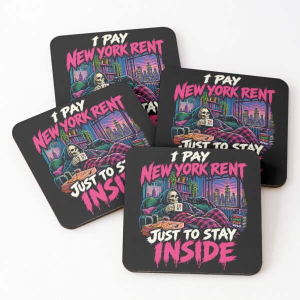 Item preview, I Pay New York Rent Just To Stay Inside Funny Introvert designed and sold by CrazySzoopWorld.