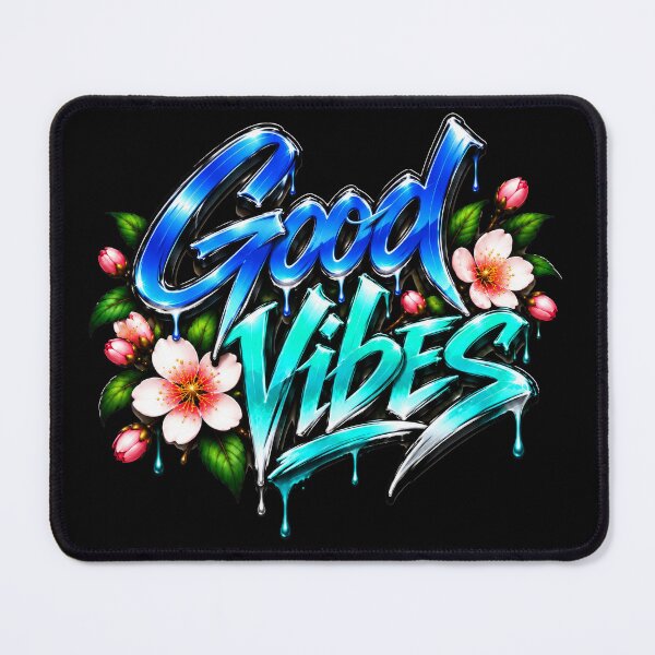 Item preview, Good Vibes – Floral Graffiti Style designed and sold by DansCreations42.