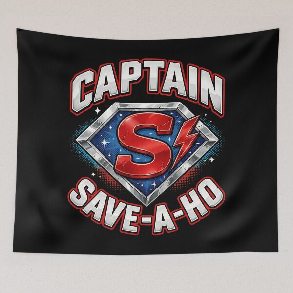 Item preview, Captain Save A Ho, Funny Meme, Superhero Parody designed and sold by Teetreasure2.