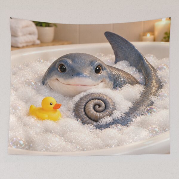 Item preview, Cozy Helicoprion Bubble Bath designed and sold by Sillytoe.