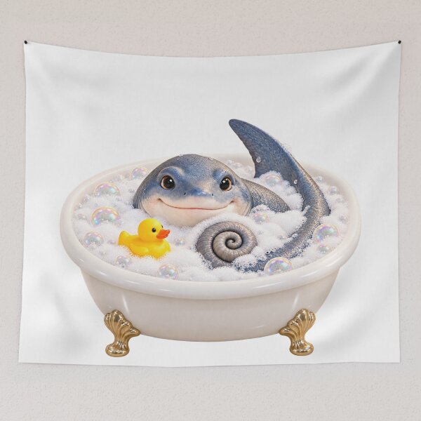 Item preview, Pampered Helicoprion Bathtub designed and sold by Sillytoe.