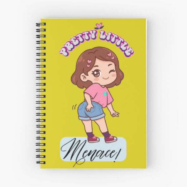 Item preview, Pretty Little Menace Cute Mischievous Girl Chibi Typography Art designed and sold by Miheerala.