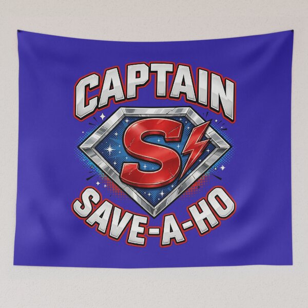 Item preview, Captain Save A Ho, Funny Meme, Superhero Parody designed and sold by Teetreasure2.