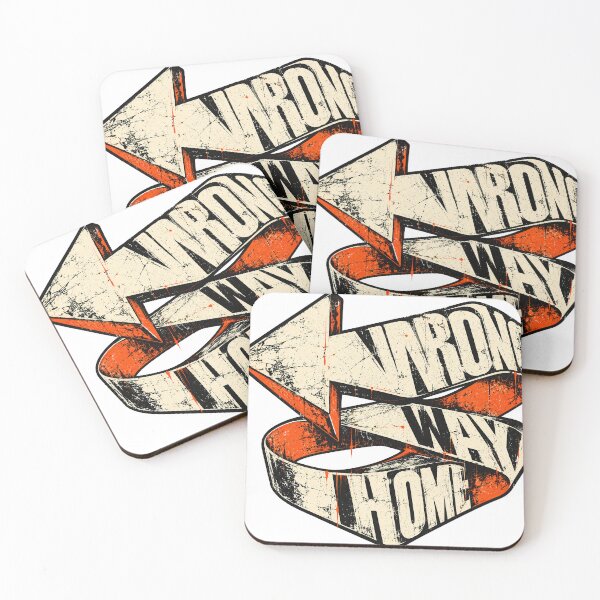 Item preview, Wrong Way Home - Retro Distressed Arrow designed and sold by Pocket Mood Studio.