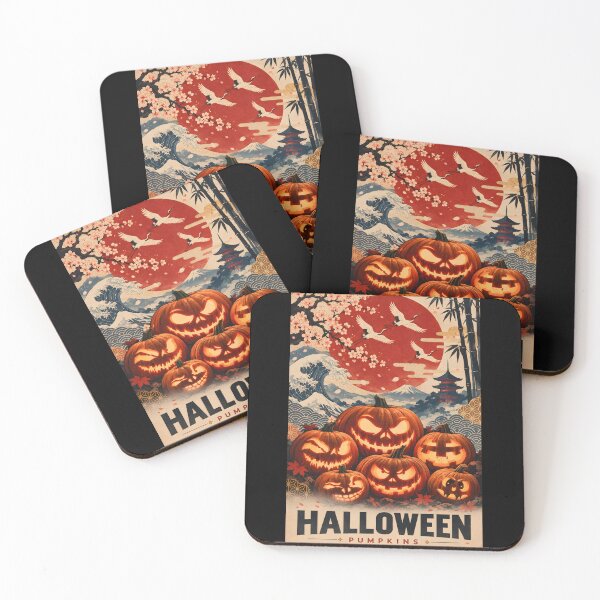 Item preview, Halloween Pumpkins Japandi designed and sold by Durro.