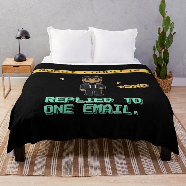 Item preview, Quest completed: Pixel art RPG - Answered an email, gamer office humor designed and sold by Z808shop.