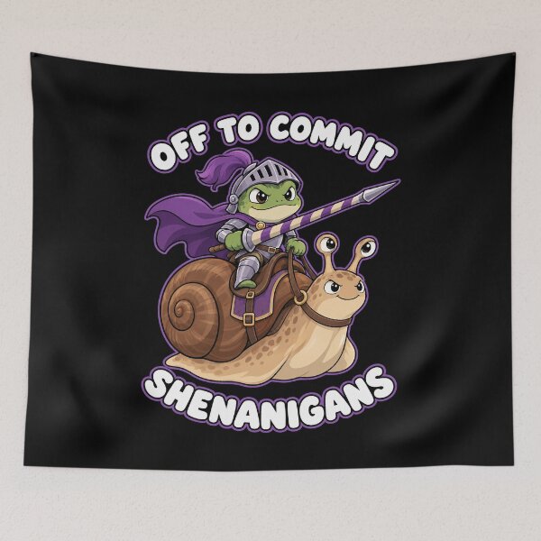 Item preview, Off to Commit Shenanigans Frog designed and sold by SignumShop.