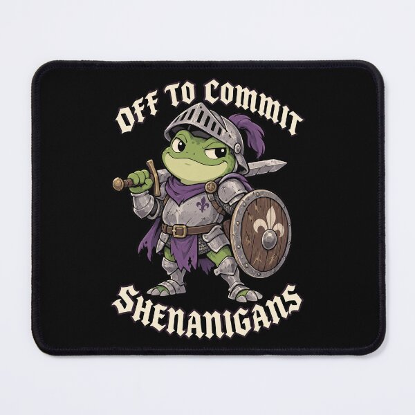 Item preview, Off to Commit Shenanigans Frog designed and sold by SignumShop.