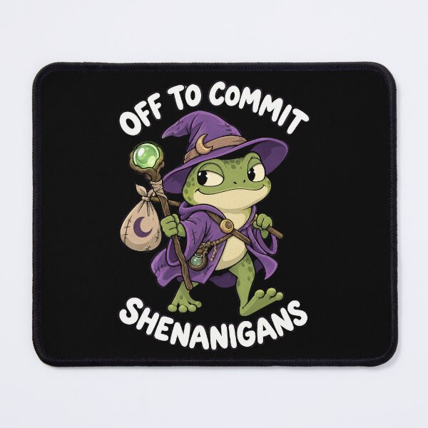 Item preview, Off to Commit Shenanigans Frog designed and sold by SignumShop.