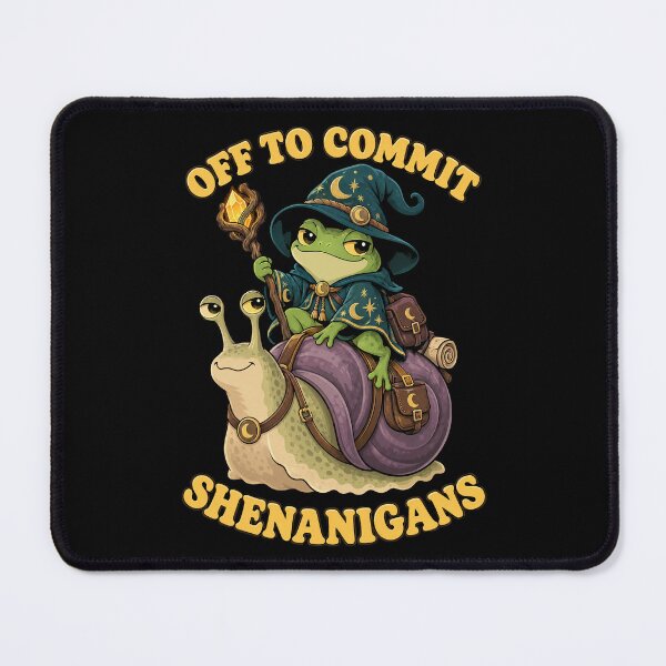 Item preview, Off to Commit Shenanigans Frog designed and sold by SignumShop.