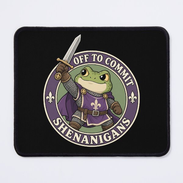 Item preview, Off to Commit Shenanigans Frog designed and sold by SignumShop.