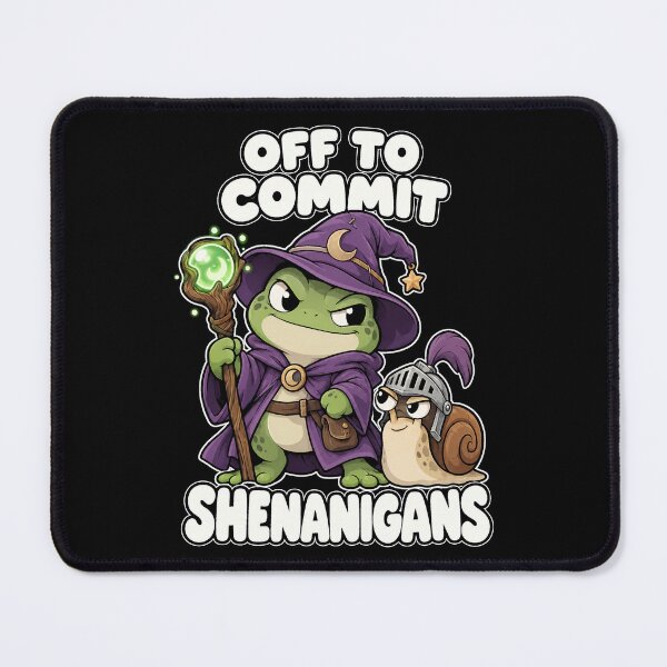 Item preview, Off to Commit Shenanigans Frog designed and sold by SignumShop.