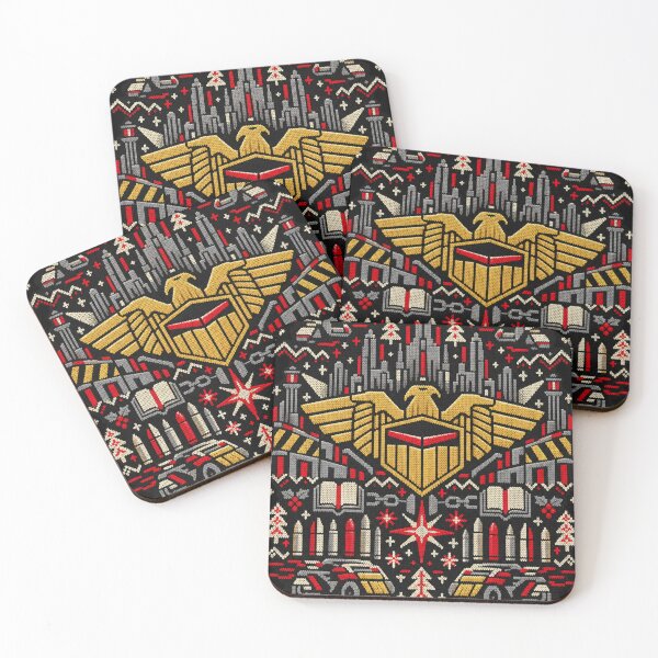 Item preview, Judge Dredd Mega-City One Eagle Crest Ugly Christmas Sweater designed and sold by Gabriela Mihai.