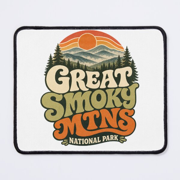 Item preview, Great Smoky Mountains National Park Retro designed and sold by gotops12.