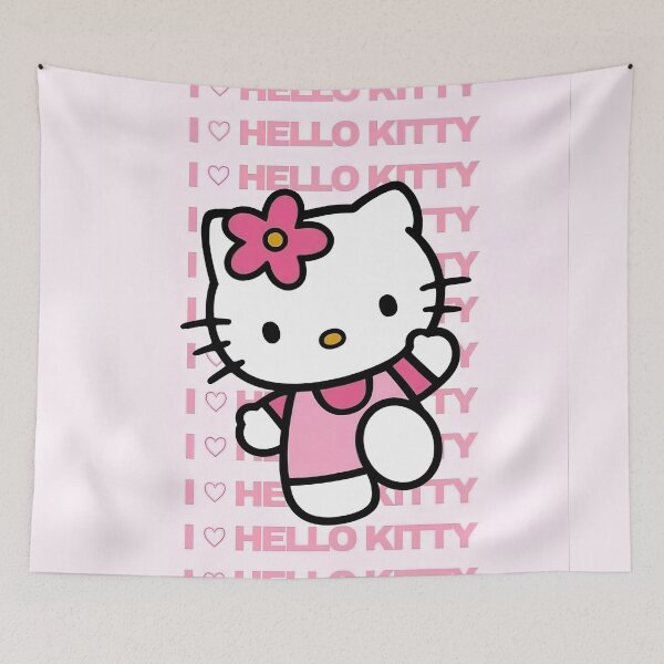 Item preview, Cute Pink I Heart Hello Kitty Design designed and sold by iloveyourcupid.
