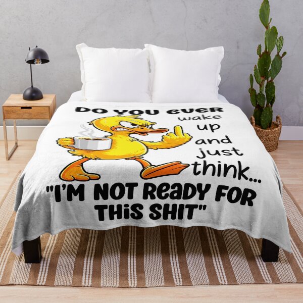 Item preview, Do You Ever Wake Up Not Ready For This Shit Angry Duck Coffee designed and sold by Designart68.