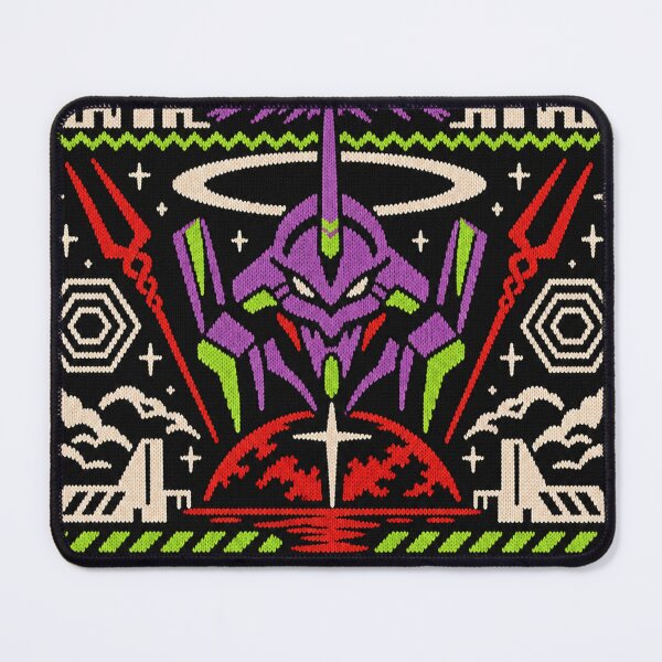 Item preview, Evangelion Unit-01 Neon Mecha Holiday Knit designed and sold by Gabriela Mihai.