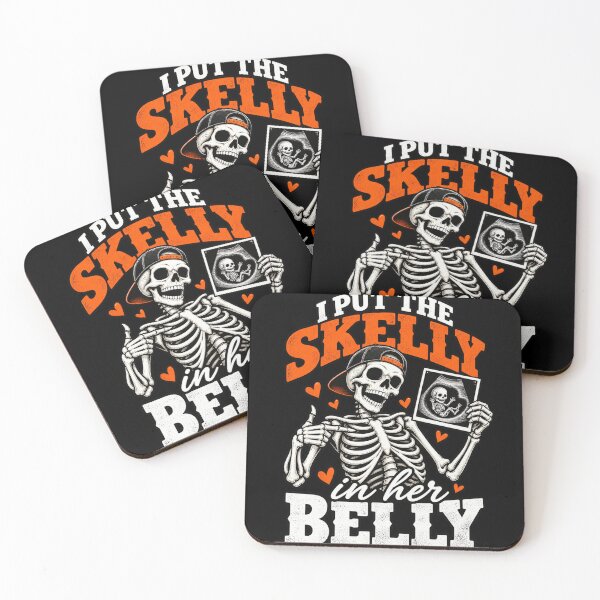 Item preview, Skeleton Pregnancy Humor I Put the Skelly designed and sold by anapldv.