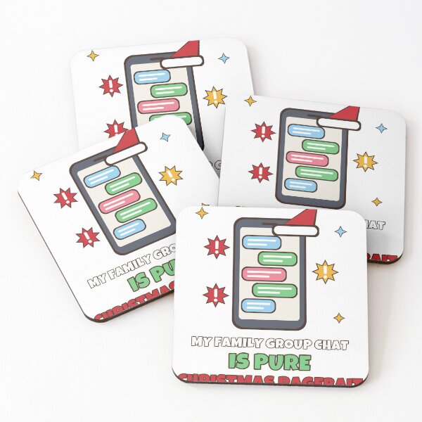 Item preview, My Family Group Chat Is Pure Christmas Ragebait Funny Family Christmas designed and sold by Bornprints.