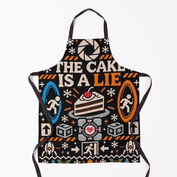 Item preview, Portal The Cake Is a Lie Christmas Knit designed and sold by Gabriela Mihai.