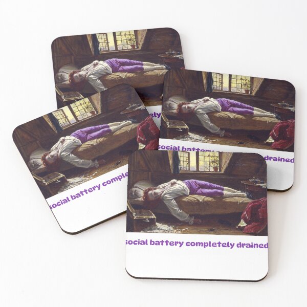 Item preview, The Death of Chatterton by Henry Wallis - Social Battery Drained designed and sold by lijoy.