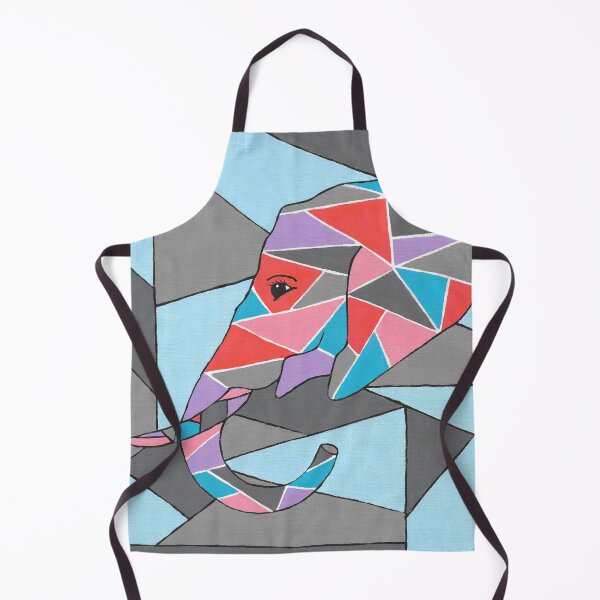 Item preview, Abstract Geometric Elephant Head designed and sold by Sartoris Art.