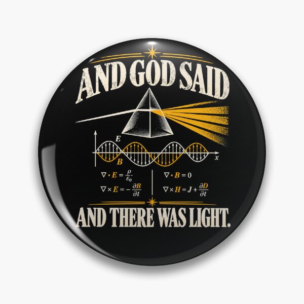 Item preview, And God Said And There Was Light Physics Science Design designed and sold by MalwasBasket.